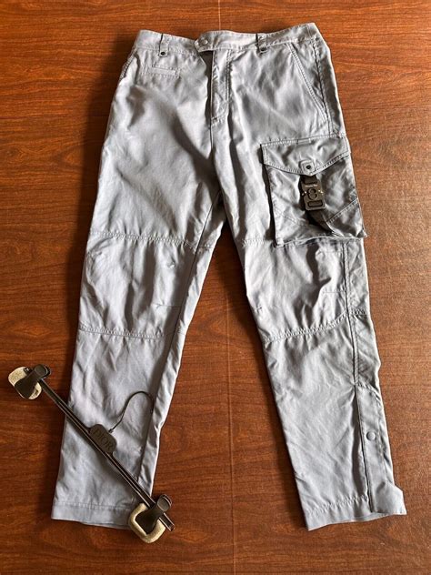 christian dior cargo pants|Christian Dior Couture Cargo Pants Navy Blue Cotton Faille.